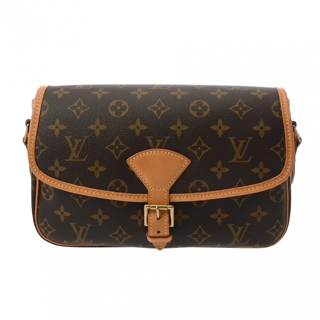 LOUIS VUITTON SOLOGNE MONOGRAM SHOULDER BAG: LOUIS VUITTON Sologne Monogram Shoulder Bag Brand: LOUIS VUITTON Type: Shoulder Bag Material: Monogram canvas Color: Brown Size: H:about 6.7inch W:about 10.4inch D:about 3.3inch Accessories: None