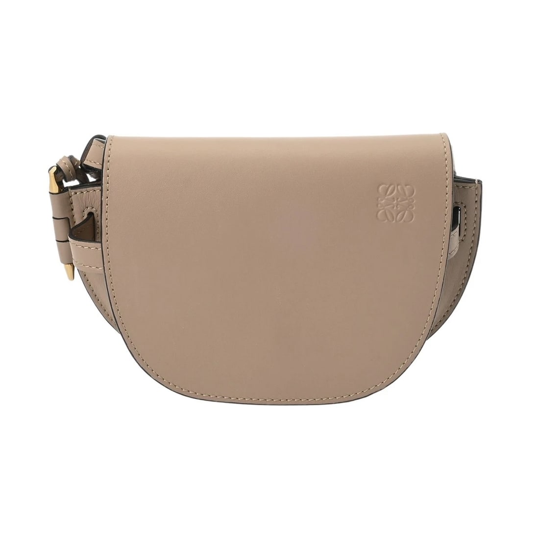 LOEWE GATE DUAL BAG MINI SAND SHOULDER BAG: LOEWE Gate dual bag mini sand Shoulder Bag Brand: LOEWE Type: Shoulder Bag Material: Soft calf/jacquard Color: sand Size: H:about 5.1inch W:about 8.3inch (maximum) D:about 3.7inch (maximum) Access
