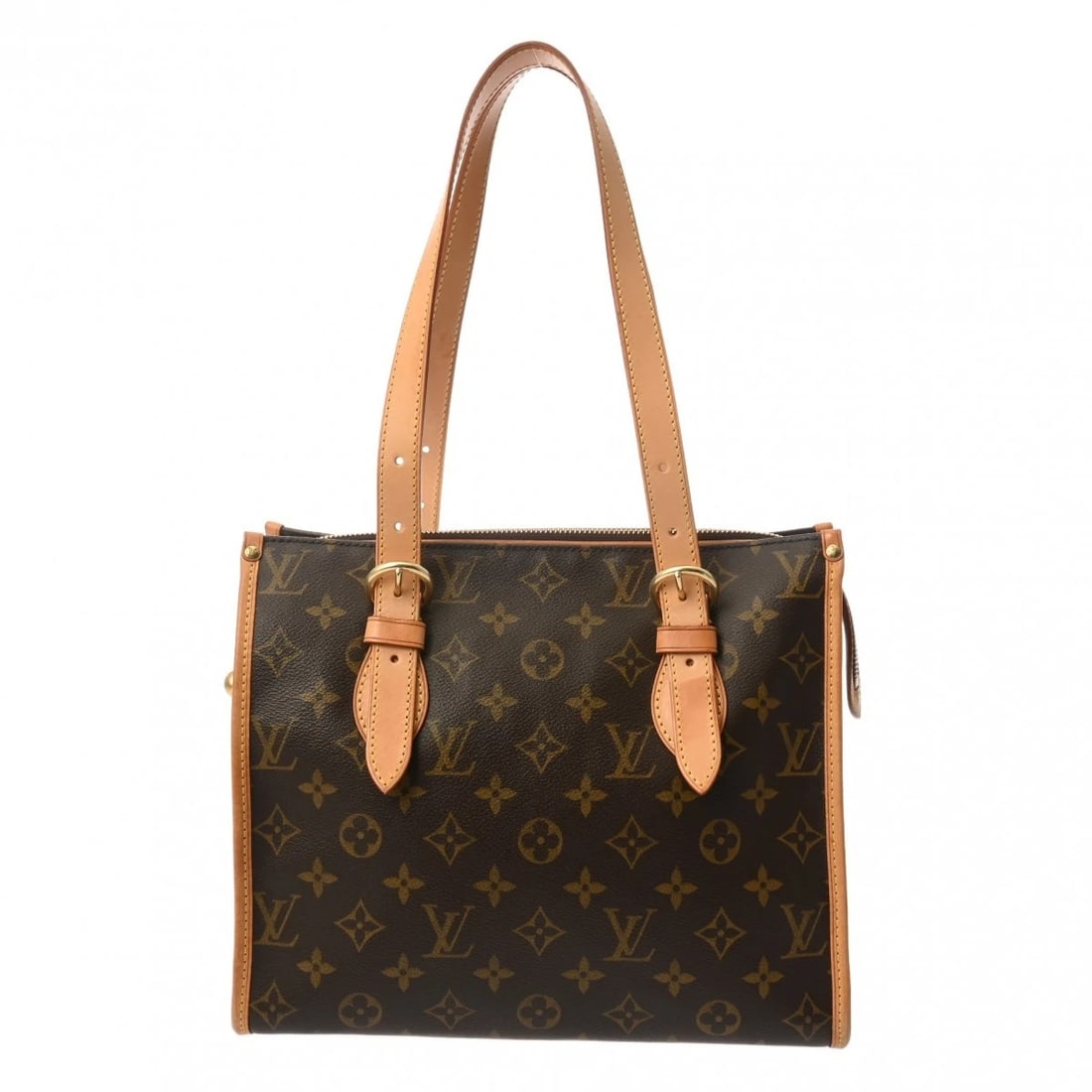 LOUIS VUITTON POPAN COOL O MONOGRAM CANVAS HANDBAG: LOUIS VUITTON Popan cool o Monogram canvas Handbag Brand: LOUIS VUITTON Type: Handbag Material: Monogram canvas Color: Brown Size: H:about 9.1inch W:about 11.0inch D:about 5.1inch Accessories: None