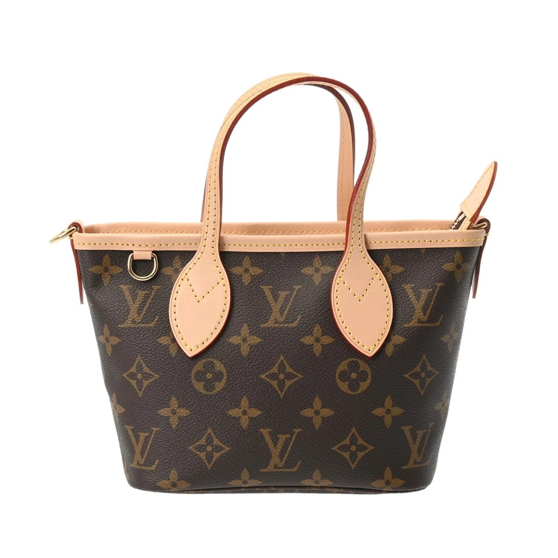LOUIS VUITTON NEVERFULL BB MONOGRAM CANVAS BEIGE TOTE BAG: LOUIS VUITTON Neverfull BB Monogram canvas beige Tote Bag Brand: LOUIS VUITTON Type: Tote Bag Material: Monogram canvas Color: beige Size: H:about 5.7inch W:about 6.7inch (Bottom) D:about 3.3inch