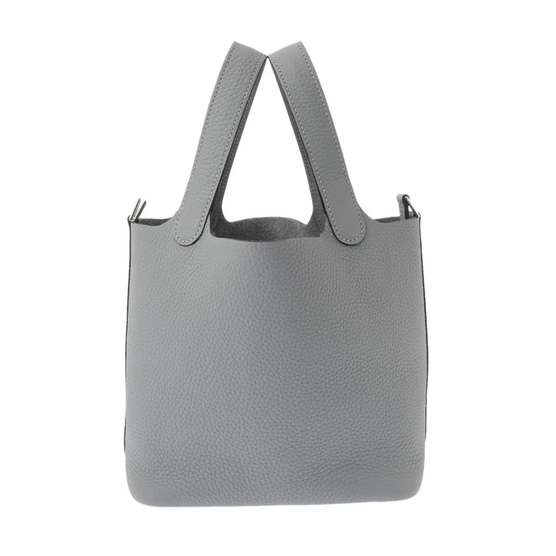 HERMES PICOTIN LOCK PM TAURILLON CLEMENCE GREEN PANTAN HANDBAG (1 of 6)