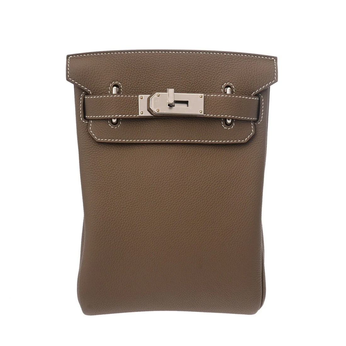 HERMES KELLY AKKAD PM TOGO ETOPE SHOULDER BAG: HERMES Kelly Akkad PM Togo Etope Shoulder Bag Brand: HERMES Type: Shoulder Bag Material: Togo Color: Etope Size: H:about 10.4inch W:about 7.1inch D:about 3.1inch Accessories: None Accessories Notice: