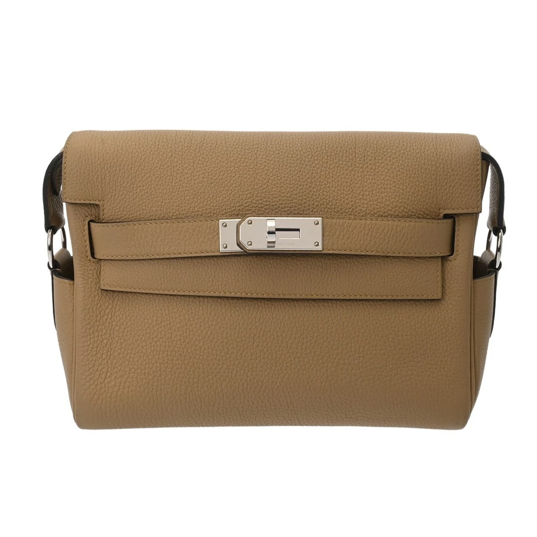 HERMES KELLY MESSENGER PM TOGO TRENCH UNISEX BAG: HERMES Kelly Messenger PM Togo Trench unisex bag Brand: HERMES Type: Messenger bag Material: Togo Color: Trench Size: H:about 7.5inch W:about 9.4inch D:about 4.1inch Accessories: None Accessories