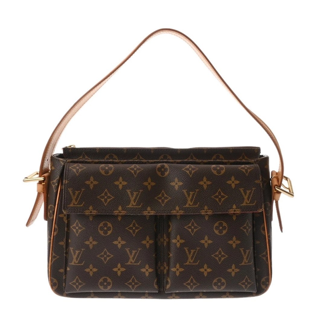 LOUIS VUITTON VIVASITE GM MONOGRAM CANVAS BROWN SHOULD...: LOUIS VUITTON Vivasite GM Monogram canvas Brown Should... Brand: LOUIS VUITTON Type: Shoulder Bag Material: Monogram canvas Color: Brown Size: H:about 8.9inch W:about 12.6inch D:about 3.9inch
