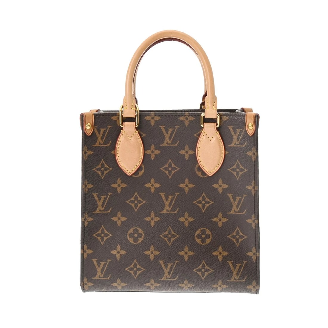 LOUIS VUITTON SAC PLAT BB 2WAY MONOGRAM CANVAS: LOUIS VUITTON Sac Plat BB 2WAY Monogram canvas Brand: LOUIS VUITTON Type: Tote Bag Material: Monogram canvas Color: Brown Size: H:about 8.7inch W:about 8.5inch D:about 3.5inch Accessories: None