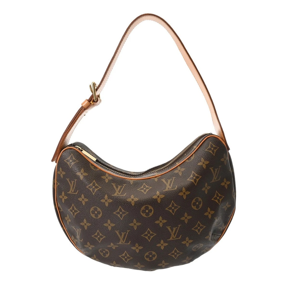 LOUIS VUITTON CROISSANT MM MONOGRAM CANVAS BROWN (1 of 6)