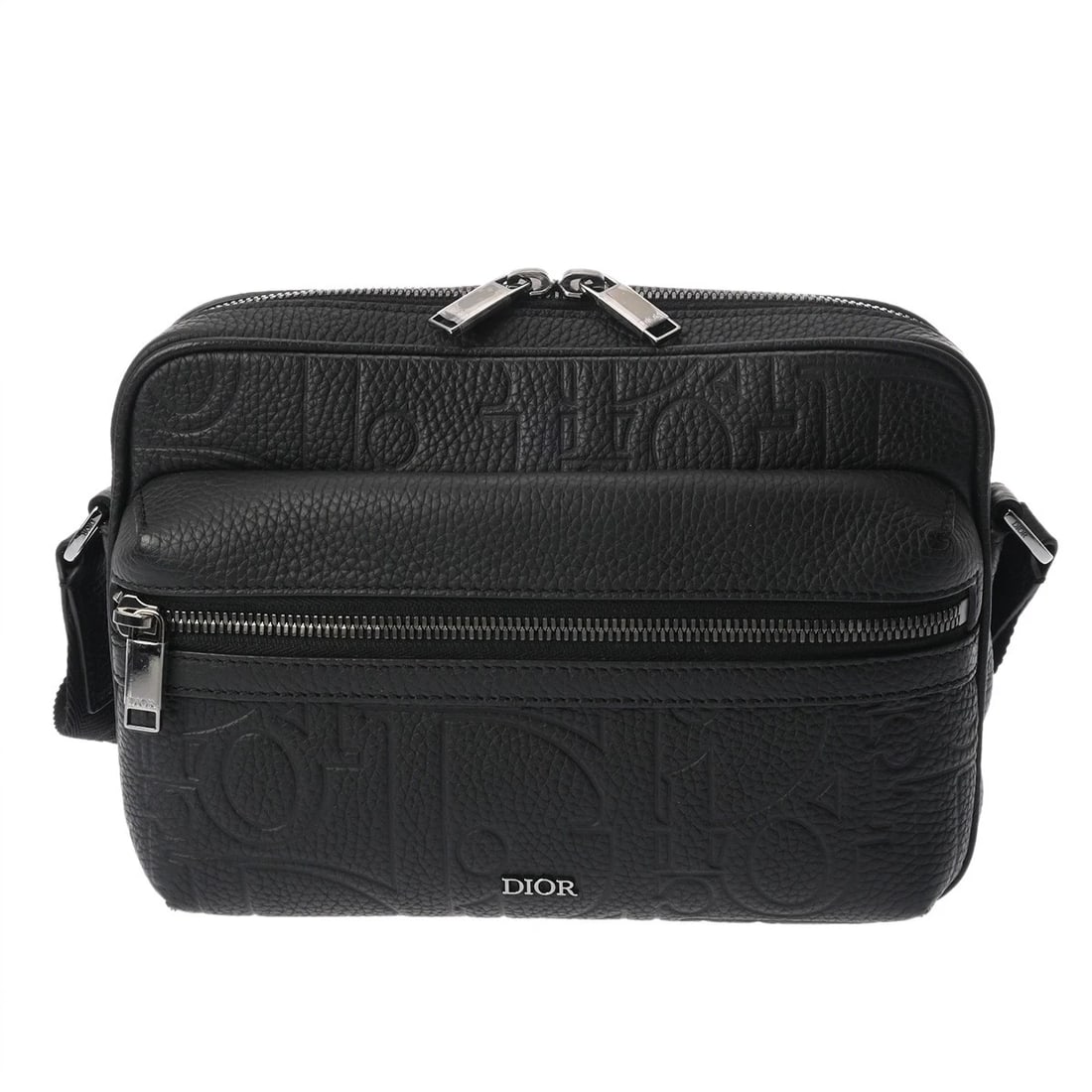 DIOR RIDER BLACK MENS MESSENGER BAG: Dior Rider black mens Messenger bag Brand: Dior Type: Messenger bag Material: Gravity Leather/Grained Calfskin Color: black Size: H:about 6.7inch W:about 8.3inch D:about 2.8inch Accessories: None