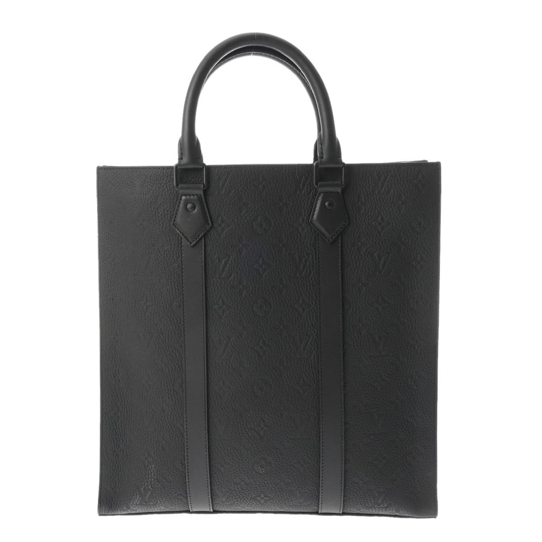 LOUIS VUITTON SAC PLAT MONOGRAM BLACK MENS TOTE BAG: LOUIS VUITTON Sac Plat Monogram black mens Tote Bag Brand: LOUIS VUITTON Type: Tote Bag Material: Monogram Taurillon Color: black Size: H:about 14.6inch W:about 13.8inch D:about 3.3inch Accessorie
