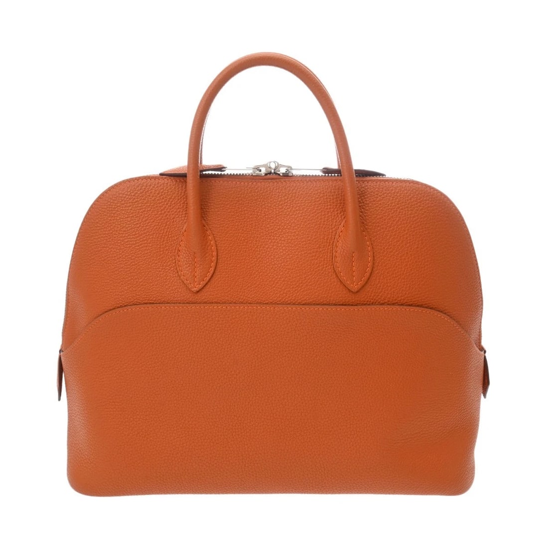 HERMES BORED 30 TOGO ORANGE HANDBAG: HERMES Bored 30 Togo Orange Handbag Brand: HERMES Type: Handbag Material: Togo Color: Orange Size: H:about 9.3inch W:about 11.8inch D:about 4.5inch Accessories: None Accessories Notice: Wh