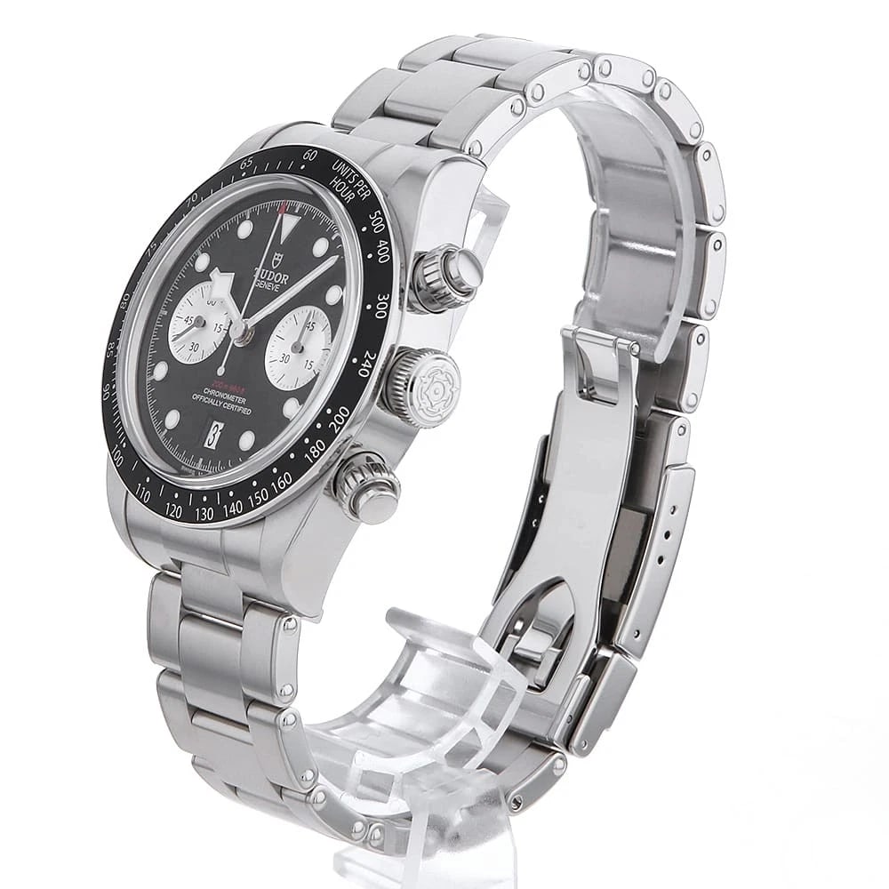 TUDOR BLACK CHRONO WATCH - 2