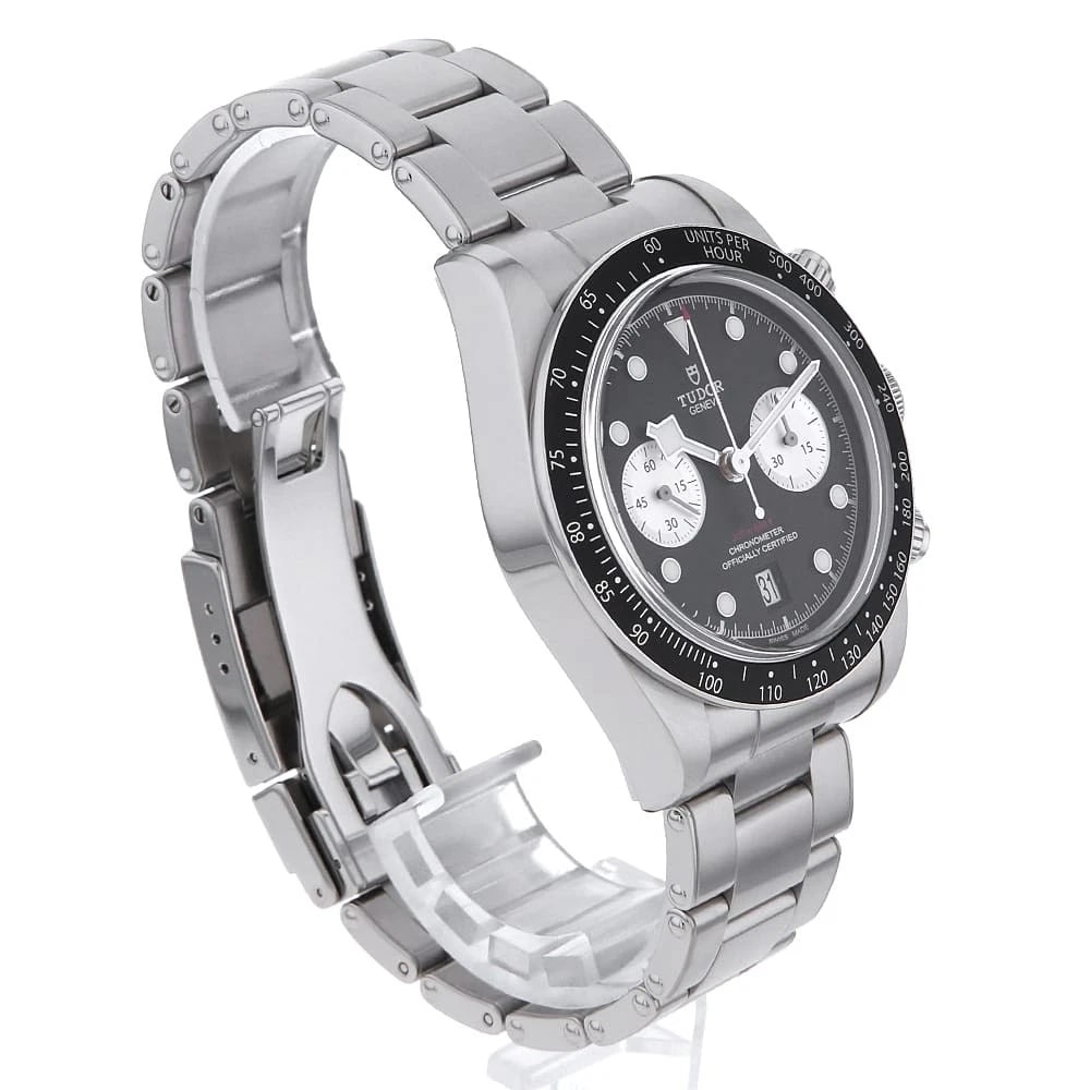 TUDOR BLACK CHRONO WATCH - 3
