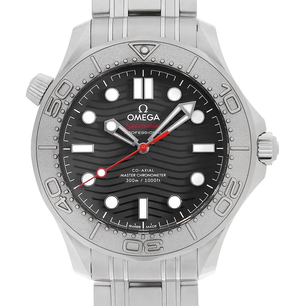 OMEGA SEAMASTER DIVER CO-AXIAL CHRONOMETER WATCH: OMEGA Seamaster Diver Co-Axial Chronometer Watch Brand: OMEGA Type: Wrist watch Material: Band Material Stainless Steel, Case Material Stainless Steel/titanium Color: Dial Colour Gray Size: Case:W42mm