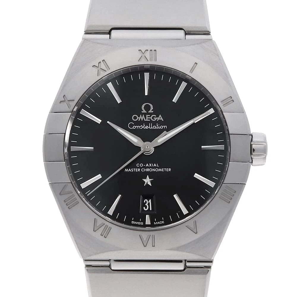OMEGA CONSTELLATION CO-AXIAL MASTER CHRONOMETER WATCH: OMEGA Constellation Co-Axial Master Chronometer Watch Brand: OMEGA Type: Wrist watch Material: Band Material Stainless Steel, Case Material Stainless Steel Color: Dial Colour Black Size: Case:W39mm x 