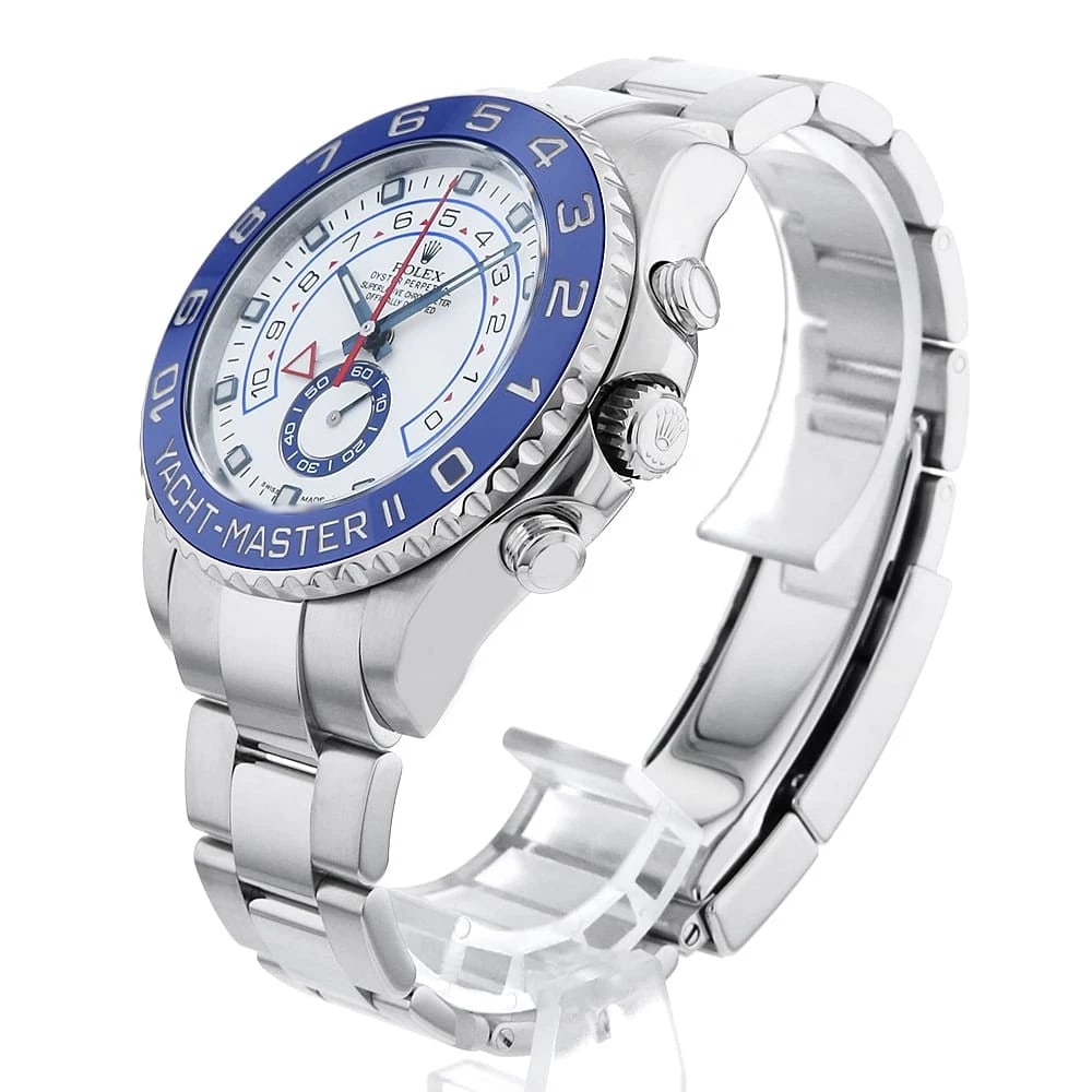 ROLEX YACHT MASTER WHITE WATCH - 2