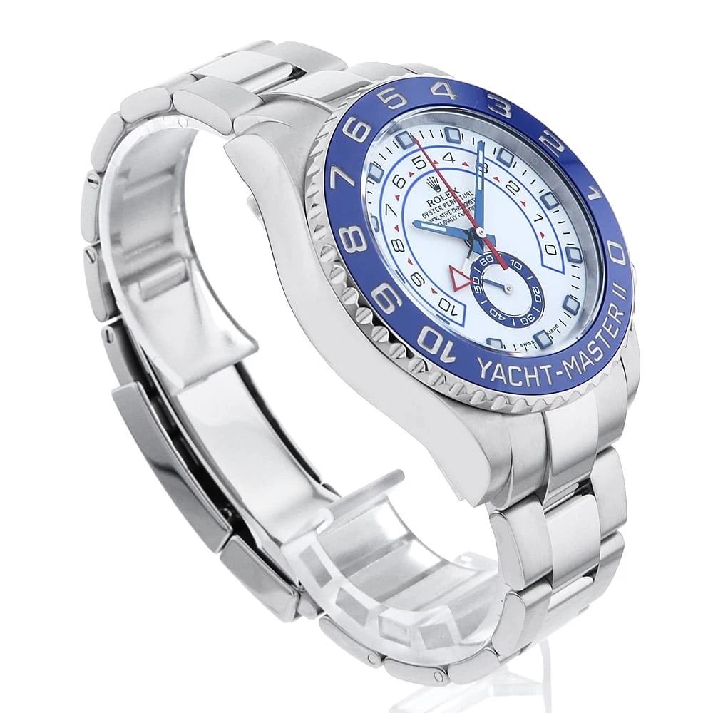 ROLEX YACHT MASTER WHITE WATCH - 3