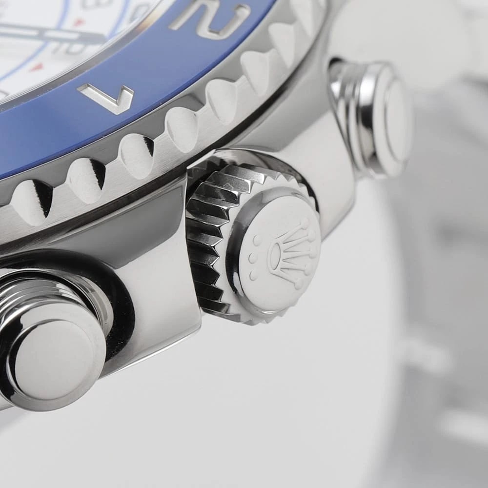 ROLEX YACHT MASTER WHITE WATCH - 5