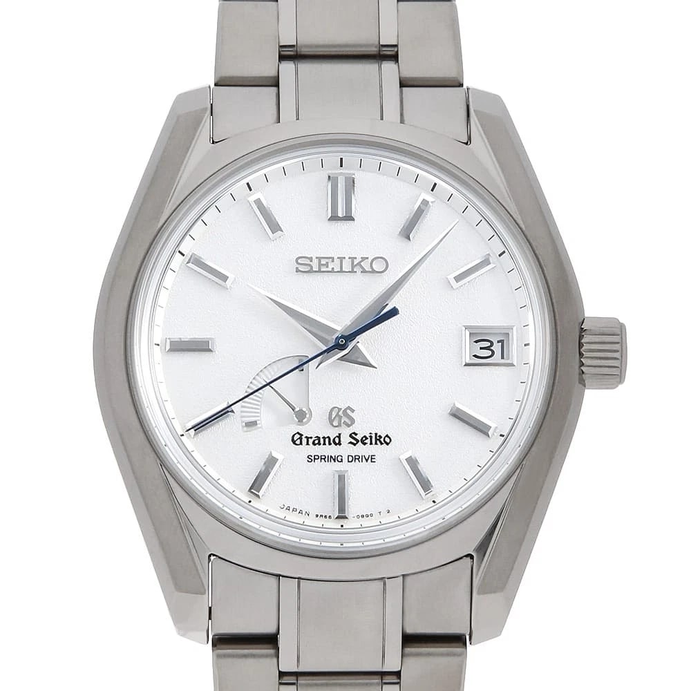 GRAND SEIKO HISTORICAL COLLECTION SPRING DRIVE WATCH: Grand Seiko Historical Collection Spring Drive Watch Brand: Grand Seiko Type: Wrist watch Material: Band Material Bright Titanium, Case Material Bright Titanium Color: Dial Colour Silver Size: Case:W4