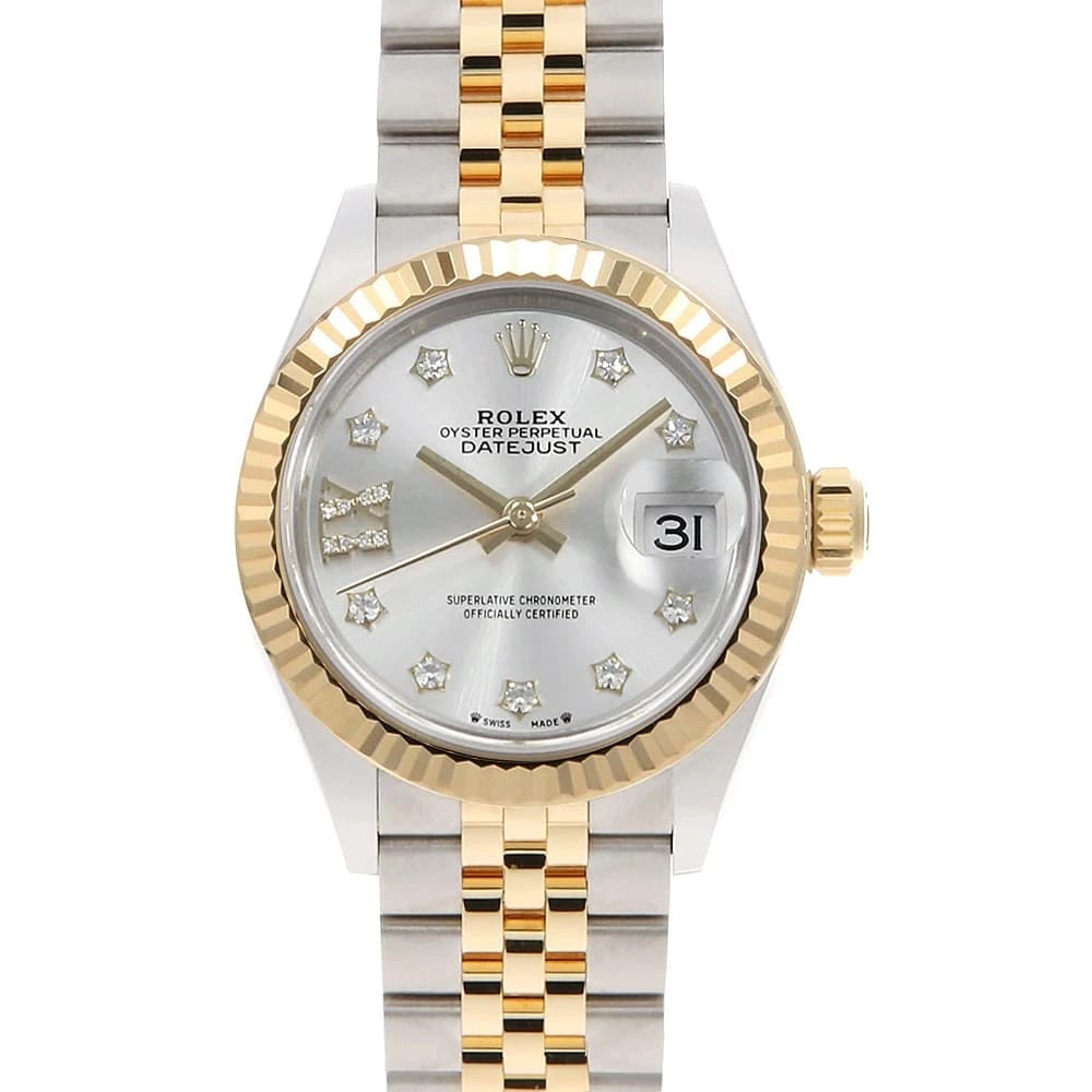 ROLEX DATEJUST STAR DIAMOND DIAMOND SILVER WATCH (1 of 3)