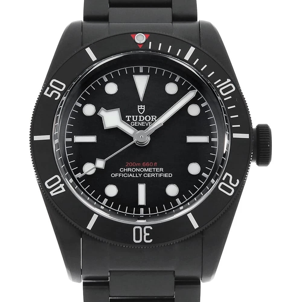 TUDOR HERITAGE BLACK DARK BRACELET WATCH: TUDOR Heritage Black Dark Bracelet Watch Brand: TUDOR Type: Wrist watch Material: Band Material Stainless Steel?PVD?, Case Material Stainless Steel(PVD coating) Color: Dial Colour Black Size: Case:W41