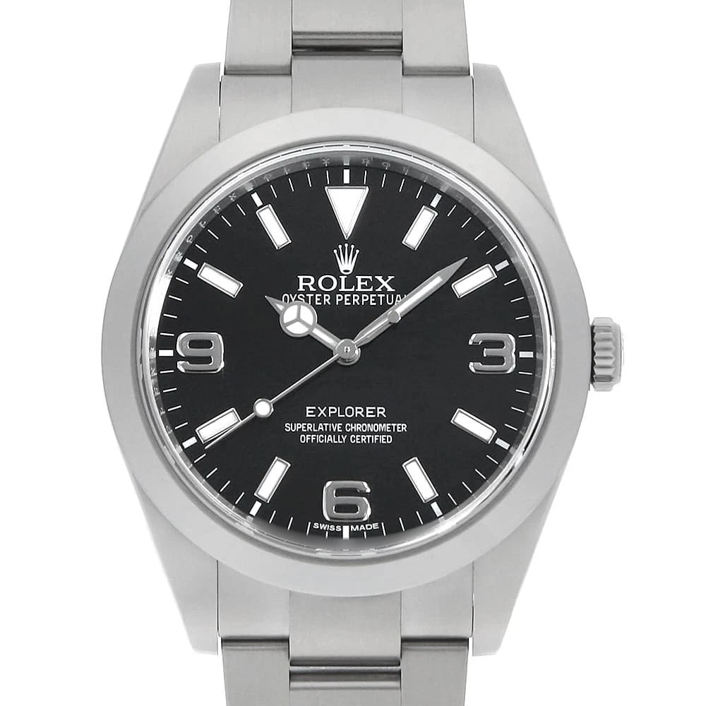 ROLEX EXPLORER BLACK MIRROR WATCH (1 of 3)