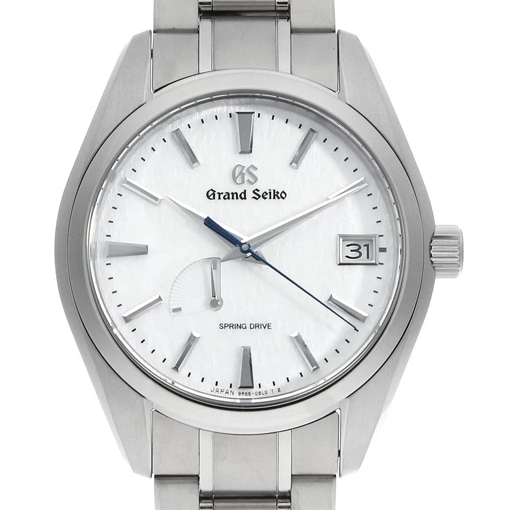 GRAND SEIKO HERITAGE COLLECTION SNOW WHITE MASTER WATCH: Grand Seiko Heritage Collection Snow White Master Watch Brand: Grand Seiko Type: Wrist watch Material: Band Material Bright Titanium, Case Material Bright Titanium Color: Dial Colour White Size: Case: