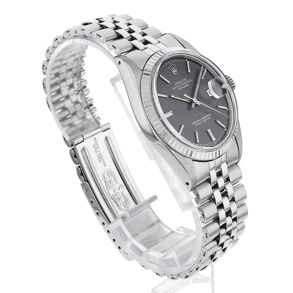 ROLEX DATEJUST GRAY WATCH - 3