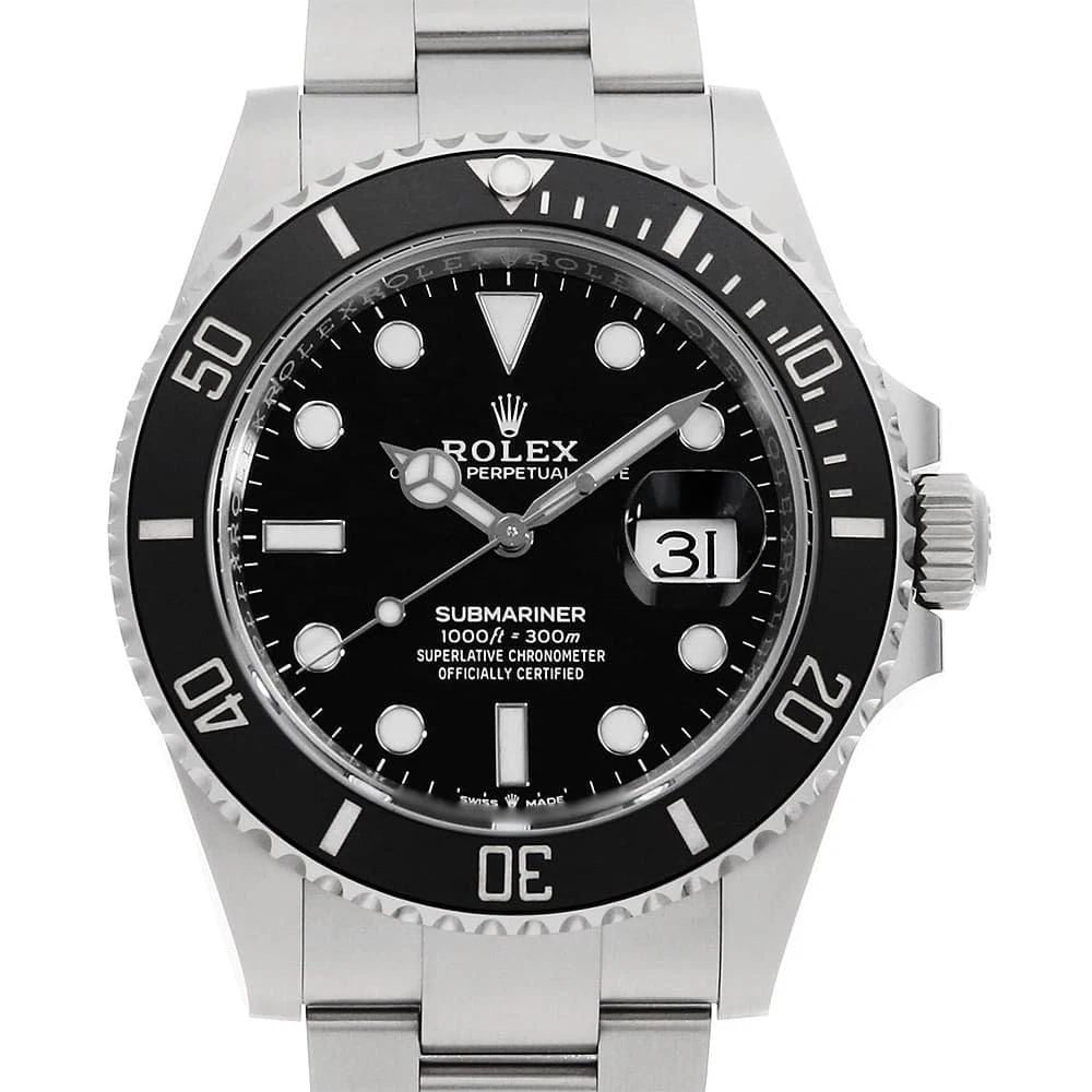 ROLEX SUBMARINER DATE BLACK WATCH: ROLEX SUBMARINER Date black Watch Brand: ROLEX Type: Wrist watch Material: Band Material Stainless Steel, Case Material Stainless Steel Color: Dial Colour Black Size: Case:W41mm Circumference of