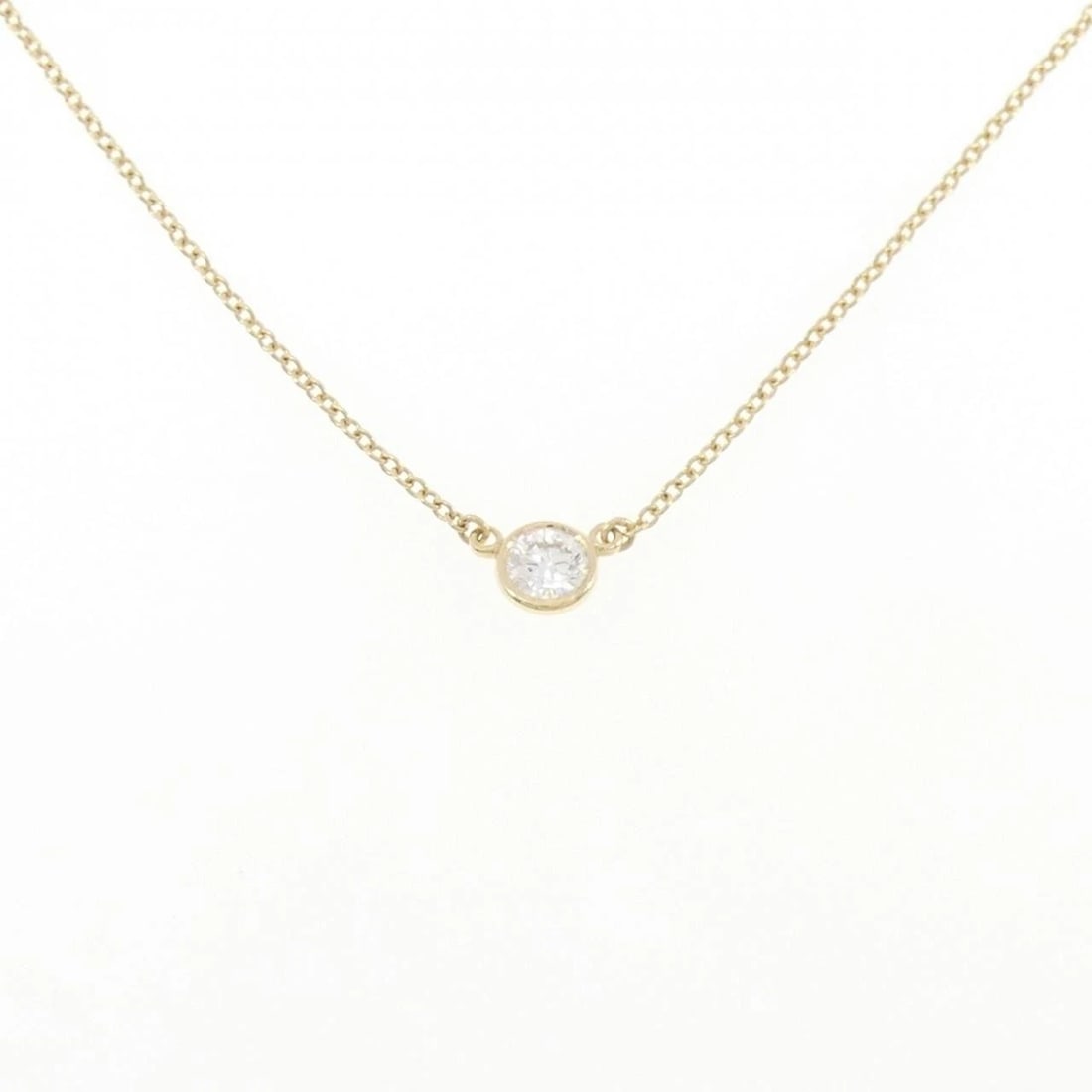 TIFFANY & CO. BY THE YARD NECKLACE: TIFFANY & Co. By the Yard Necklace Brand: TIFFANY&Co. Type: TIFFANY&Co. Necklace Material: 750 yellow gold, Color: yellow gold Size: Actual Size Diameteraround: 4.8mm Chain maximum width approx.: