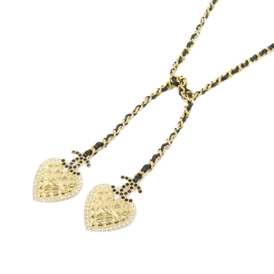 CHANEL ABC448 NECKLACE: Chanel ABC448 Necklace Brand: CHANEL Type: Chanel Necklace Material: Lamb / fake pearl, Color: none Size: Length: 89.5cm Motif width x height: 3.5cm x 4.5cm Accessories: None Accessories N