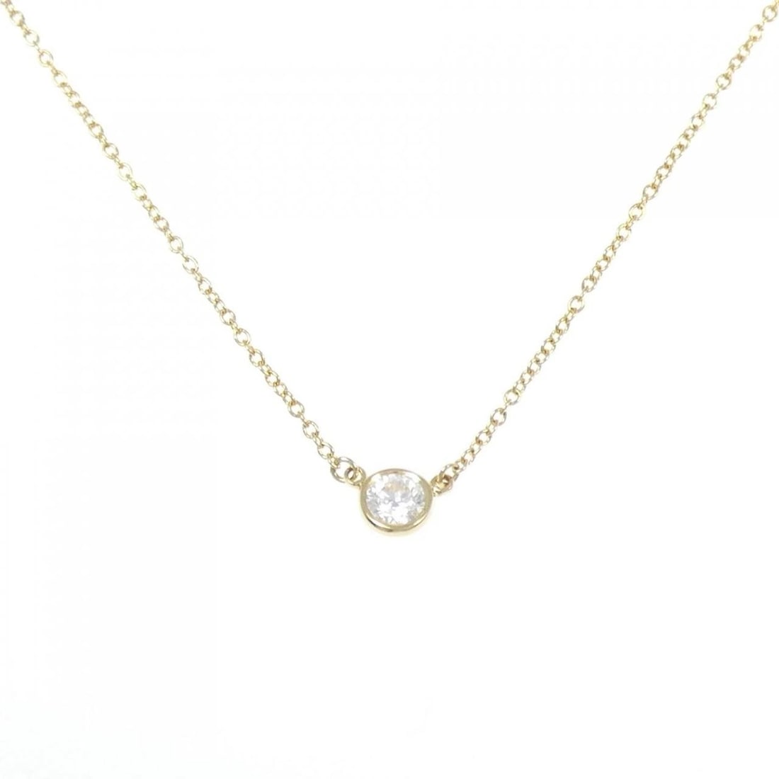 TIFFANY & CO. BY THE YARD NECKLACE: TIFFANY & Co. By the Yard Necklace Brand: TIFFANY&Co. Type: TIFFANY&Co. Necklace Material: 750 yellow gold, Color: yellow gold Size: 44cm,Actual Size Diameteraround: 4.9mm Chain maximum width