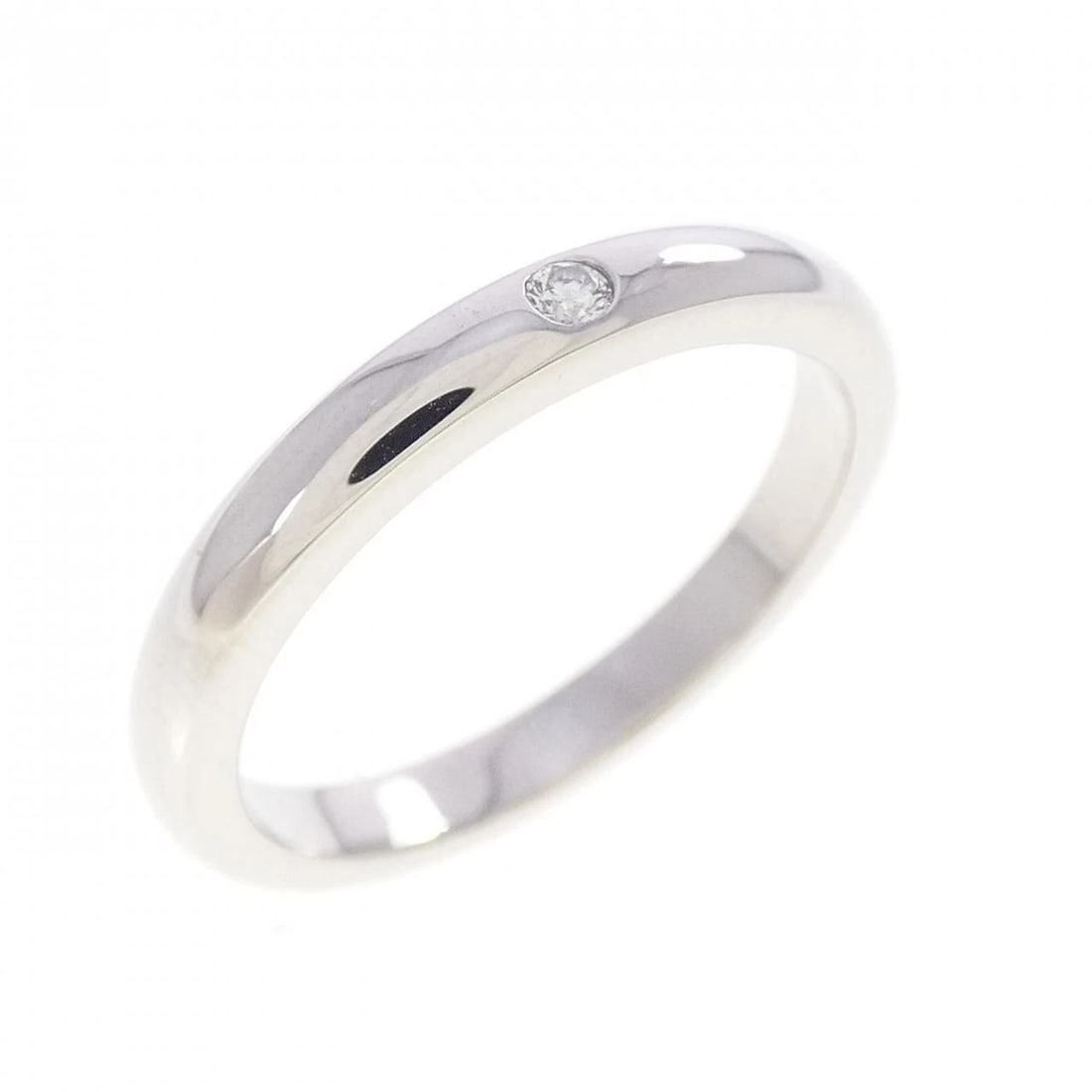 TIFFANY&CO. DIAMOND RING: TIFFANY&Co. Diamond Ring Brand: TIFFANY&Co. Type: TIFFANY & Co. Ring Material: Platinum950, Color: none Size: US6 Accessories: None Accessories Notice: When purchasing pre-owned goods, please refer