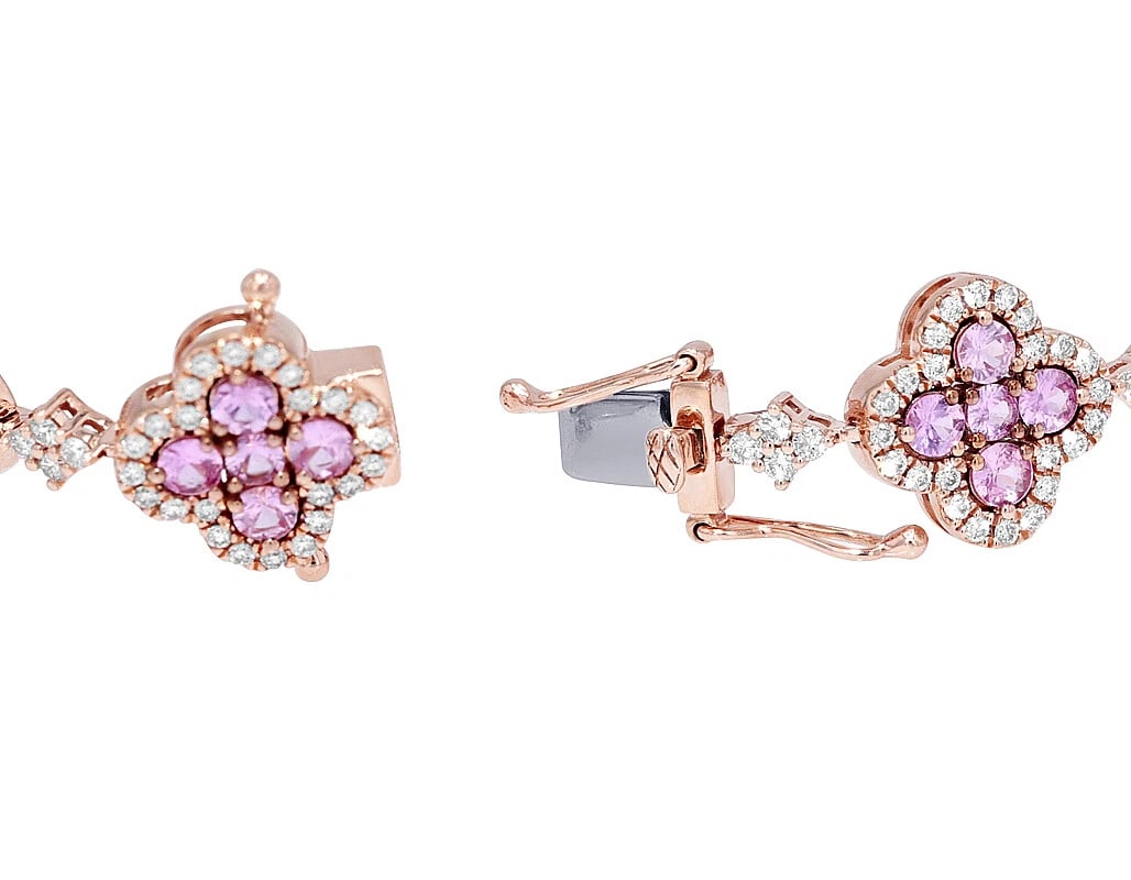 CLOVER LEAF DIAMONDS BRACELET - 2