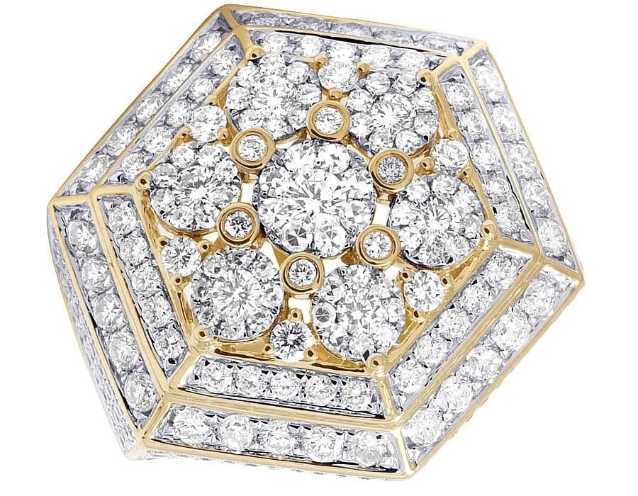 10K YELLOW GOLD DIAMOND RING (1 of 5)