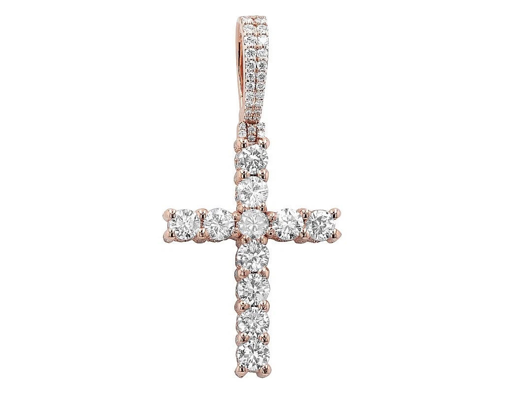 10K 15 POINTER CROSS DIAMOND PENDANT YELLOW/WHITE/GOLD: 10k 15 Pointer Cross Diamond Pendant Yellow/White/Gold Brand: None Type: Pendant Material: 10K Yellow Gold, Main Stone/Creation Natural Color: Yellow Gold Size: Dimension Length 27.8 MM, W 19.5MM,