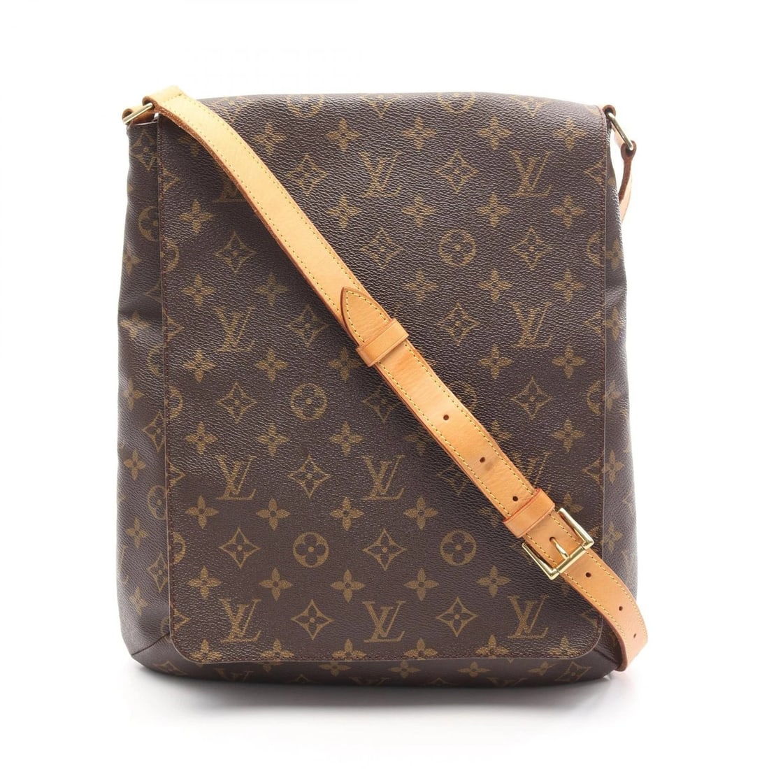 LOUIS VUITTON MUSETTE CROSSBODY SHOULDER BAG: LOUIS VUITTON Musette Crossbody Shoulder Bag Brand: LOUIS VUITTON Type: Shoulder Bag Material: Monogram × PVC coated canvas × leather Color: Brown??ish colors Size: H:35cm x W:31cm x D:9cm (H:13.8" 