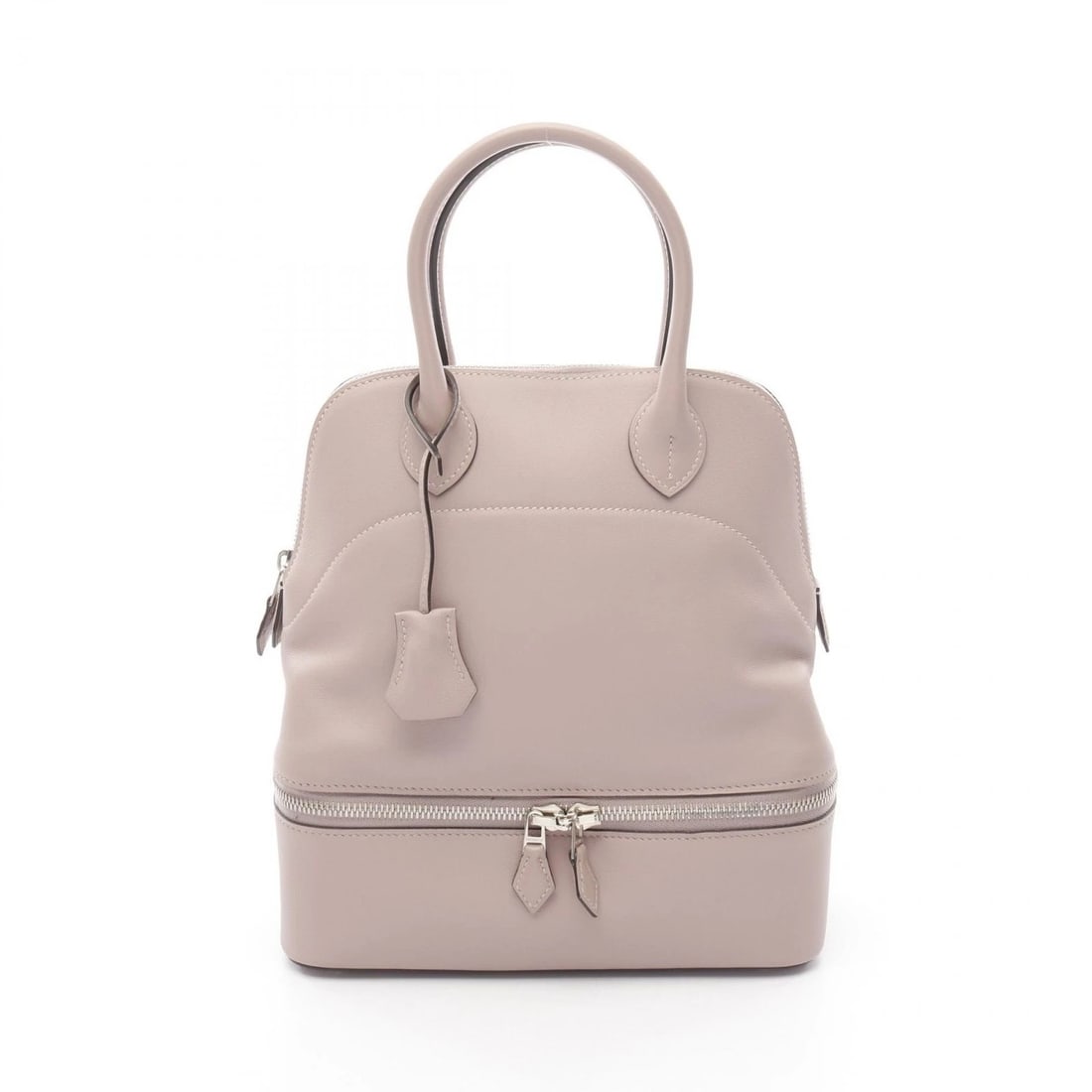 HERMES BOLIDE SUCRE HANDBAG: HERMES Bolide Sucre Handbag Brand: HERMES Type: Handbag Material: Vaux Swift leather × leather × Vaux Swift leather Color: Glycine / Pink??ish colors Size: H:26cm x W:23.5cm x D:10cm (H:10.2" x W:9.
