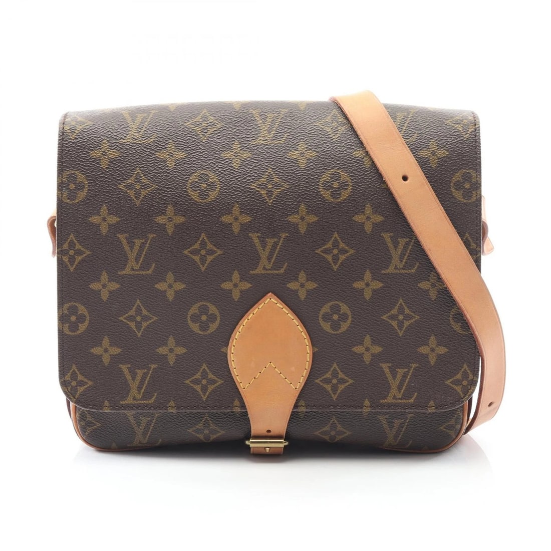 LOUIS VUITTON CARTOUCHIERE GM SHOULDER CROSSBODY BAG: LOUIS VUITTON Cartouchiere GM Shoulder crossbody Bag Brand: LOUIS VUITTON Type: Shoulder Bag Material: Monogram × PVC coated canvas × leather Color: Brown??ish colors Size: H:23cm x W:26cm x D:7.5cm