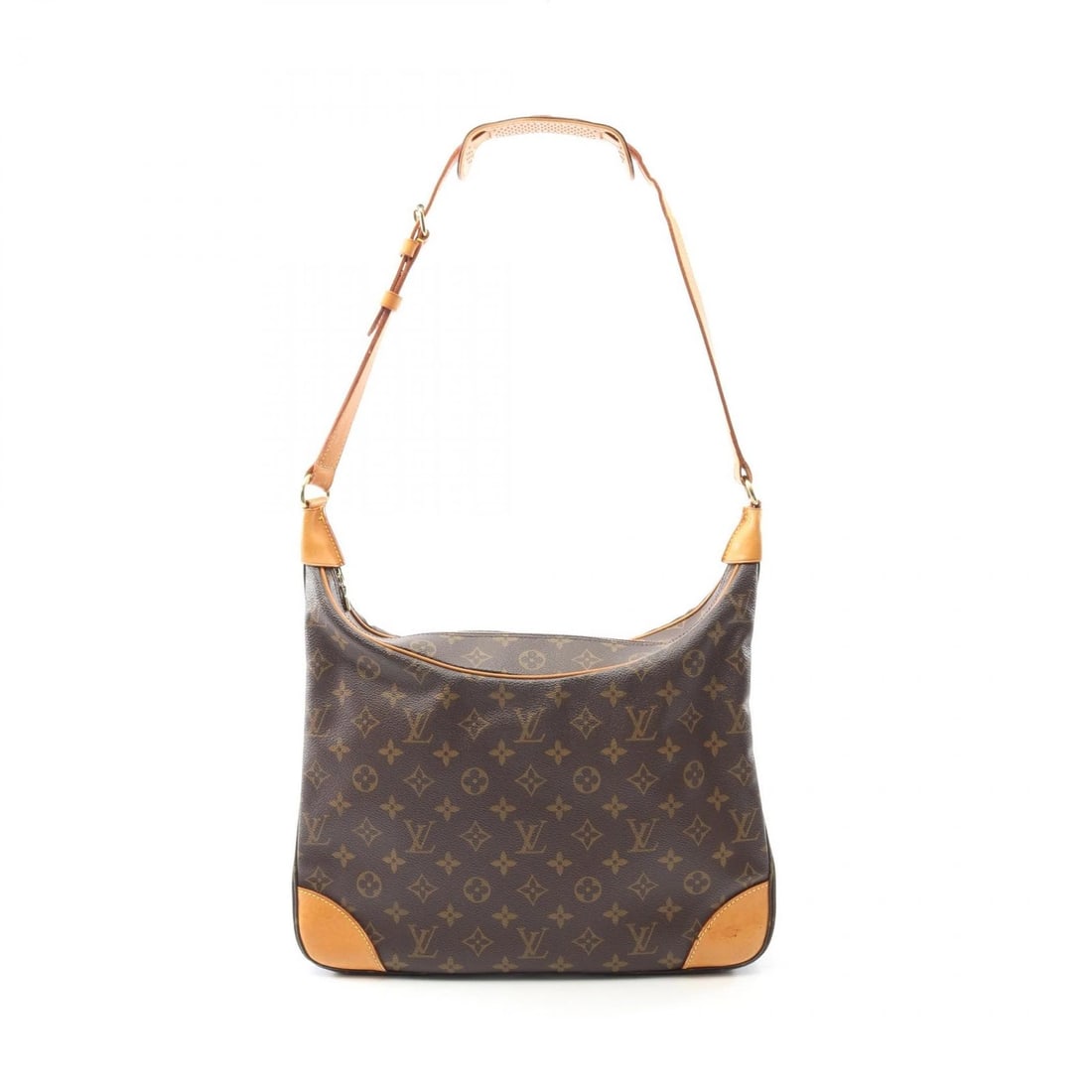 LOUIS VUITTON BOULOGNE 35 SHOULDER BAG: LOUIS VUITTON Boulogne 35 Shoulder Bag Brand: LOUIS VUITTON Type: Shoulder Bag Material: Monogram × PVC coated canvas × leather Color: Brown??ish colors Size: H:22cm x W:35cm x D:11cm (H:8.7" x W:13