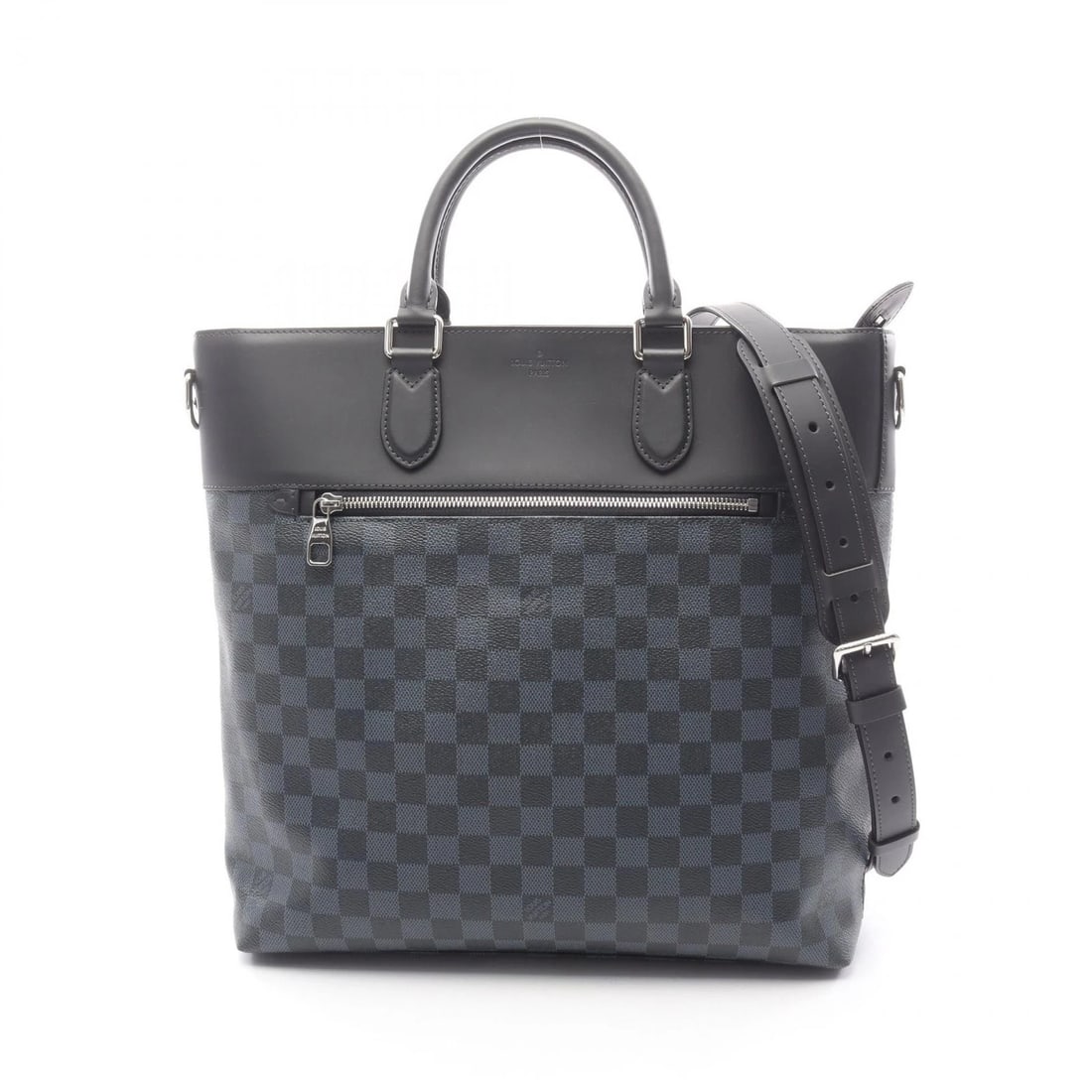 LOUIS VUITTON NEWPORT TOTE SHOULDER CROSSBODY BAG: LOUIS VUITTON Newport Tote shoulder crossbody Bag Brand: LOUIS VUITTON Type: Tote Bag Material: Damier?Cobalt × PVC coated canvas × leather Color: Navy??ish colors × Black??ish colors Size: H:35cm 