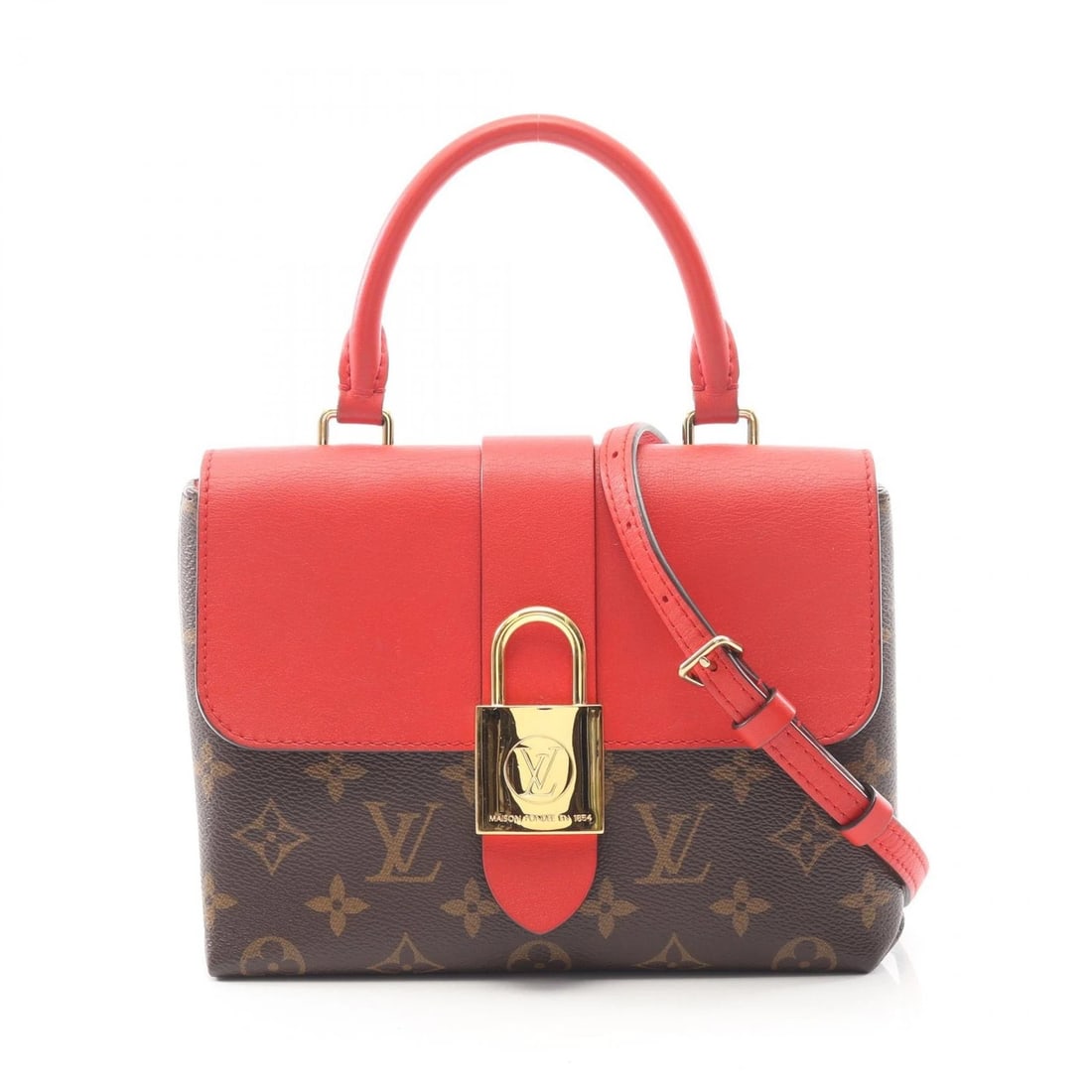 LOUIS VUITTON ROCKY BB CROSSBODY HANDBAG: LOUIS VUITTON Rocky bb crossbody Handbag Brand: LOUIS VUITTON Type: Handbag Material: Monogram × PVC coated canvas × leather Color: Coquelicot / Brown??ish colors × Red??ish colors Size: H:16cm x W