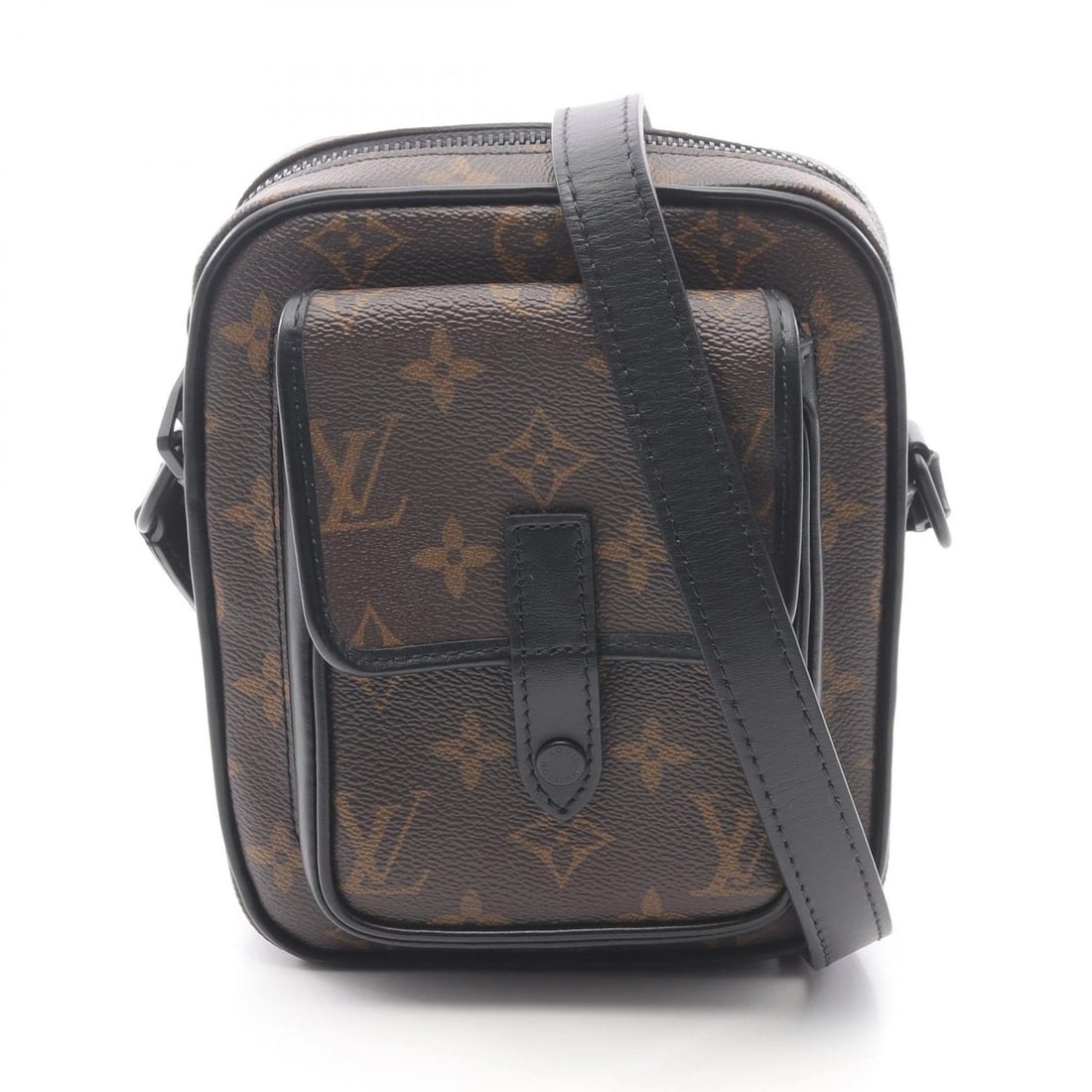 LOUIS VUITTON CHRISTOPHER WEARABLE WALLET SHOULDER BAG: LOUIS VUITTON Christopher Wearable Wallet Shoulder Bag Brand: LOUIS VUITTON Type: Shoulder Bag Material: PVC coated canvas × leather Color: Brown??ish colors × Black??ish colors Size: H:18cm x W:14c