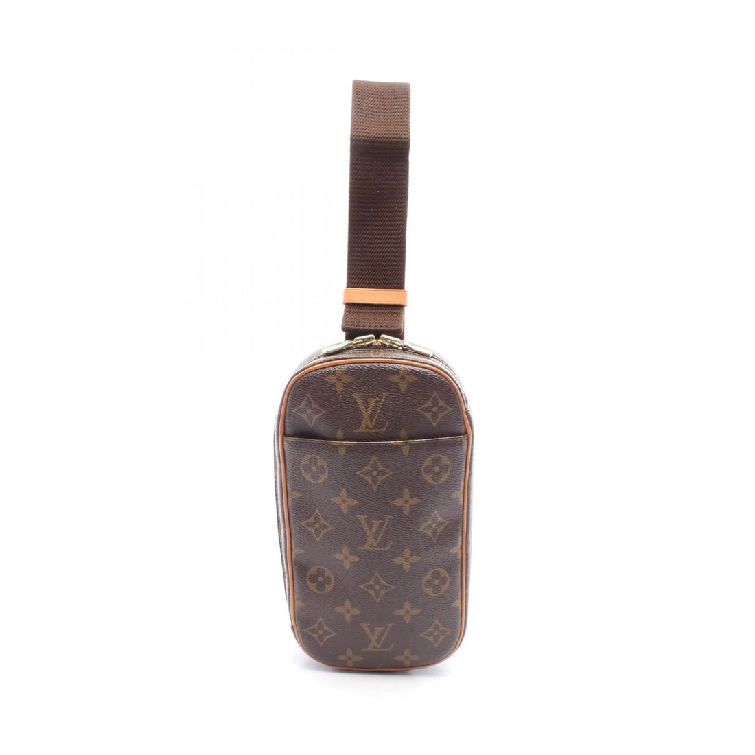 LOUIS VUITTON POCHETTE GANGE WAIST BUM BAG: LOUIS VUITTON Pochette Gange Waist bum bag Brand: LOUIS VUITTON Type: Waist bag Body bag Material: Monogram × PVC coated canvas × leather Color: Brown??ish colors Size: H:22cm x W:12cm x D:5cm (H:8.
