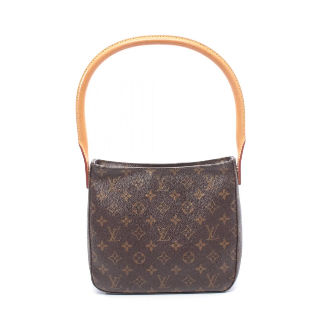LOUIS VUITTON LOOPING MM SHOULDER BAG MONOGRAM: LOUIS VUITTON Looping MM Shoulder Bag Monogram Brand: LOUIS VUITTON Type: Shoulder Bag Material: Monogram × PVC coated canvas × leather Color: Brown??ish colors Size: H:21cm x W:24cm x D:10cm (H:8.3
