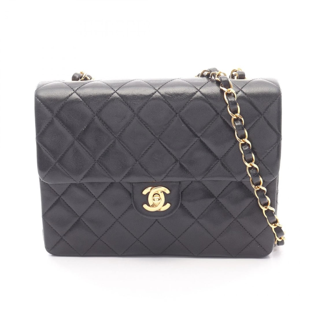 CHANEL MINI MATELASSE 20 CHAIN SHOULDER BAG LAMB SHEEP (1 of 6)
