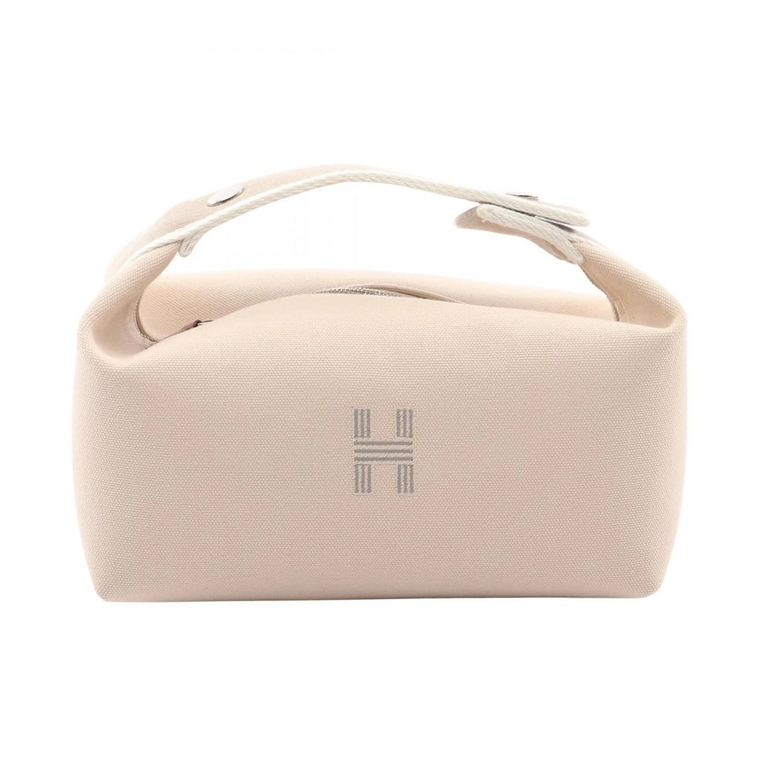 HERMES BRIDE A BRAC PM HANDBAG POUCH: HERMES Bride a Brac PM Handbag Pouch Brand: HERMES Type: Handbag Material: canvas Color: Natural / Beige??ish colors × White??ish colors Size: H:10cm x W:21cm x D:13cm (H:3.9" x W:8.3" x D:5.1") A