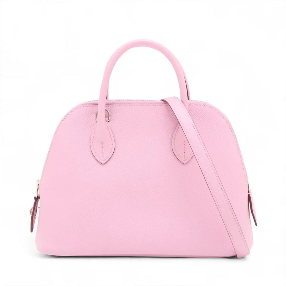 HERMES BOLIDE 25 VEAU EPSOM MAUVE SYLVESTRE SILVER: Hermes Bolide 25 Veau Epsom Mauve sylvestre Silver Brand: Hermès Type: Hand bag Material: Veau Epsom Color: Mauve sylvestre Size: Height:7.3inch Length:10.0inch Depth:3.5inch Handle height:3.0inch
