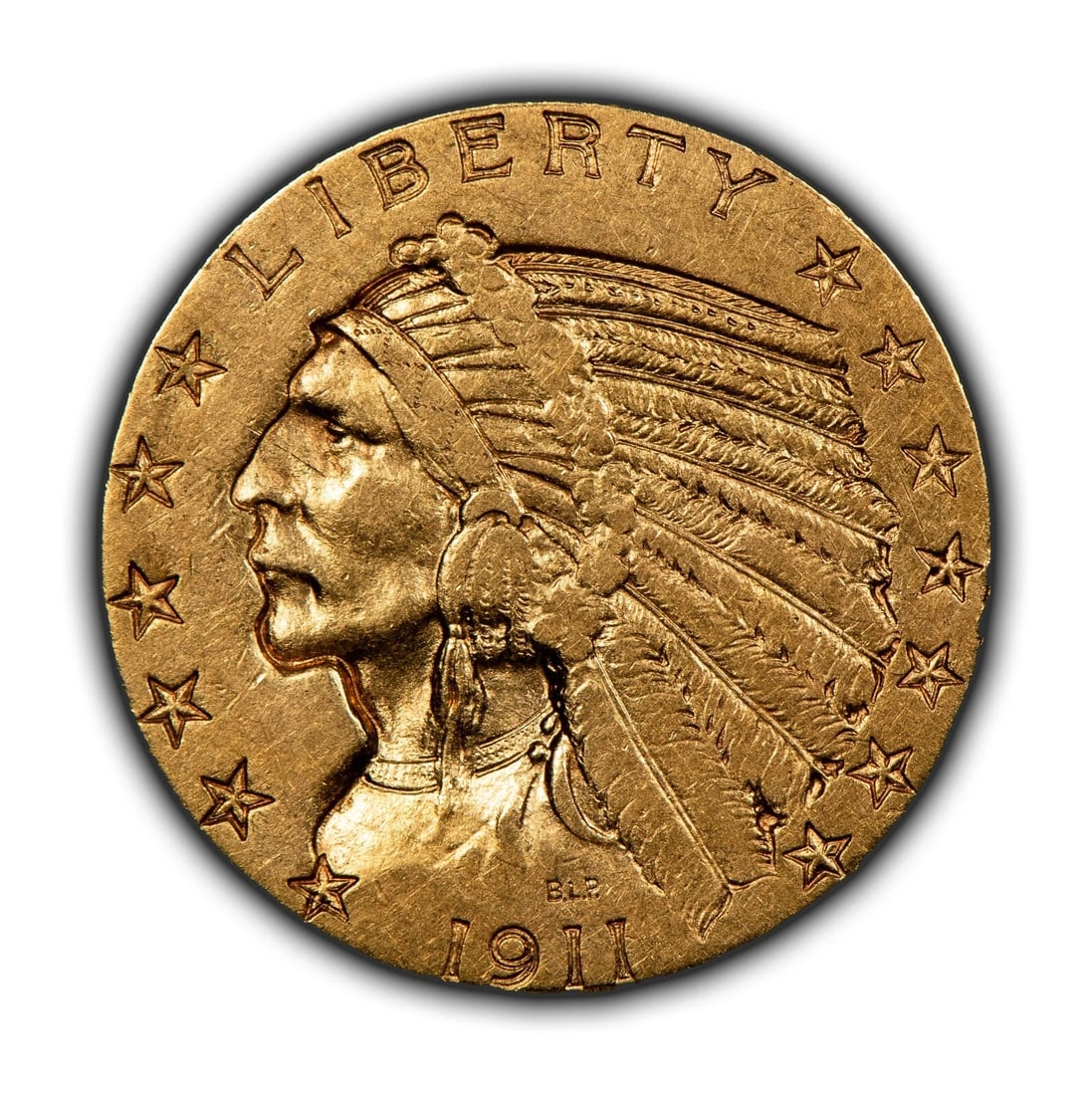 1911-S G$5 INDIAN HEAD GOLD HALF EAGLE: 1911-S G$5 Indian Head Gold Half Eagle Brand/Mint: U.S. Mint Year: 1911 Fineness: 0.9 Country of Origin: United States Accessories: None Accessories Notice: When purchasing pre-owned goods, please