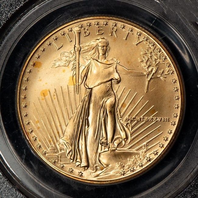 1988 G$50 1 OZ GOLD AMERICAN EAGLE (1 of 2)