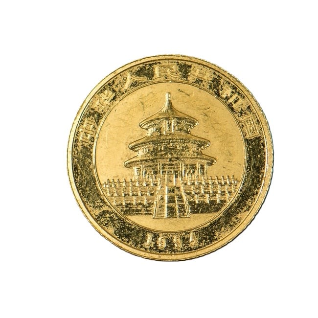 1994 1/10 OZ GOLD 10 YUAN CHINA PANDA: 1994 1/10 oz GOLD 10 Yuan CHINA PANDA Brand/Mint: Chinese Mint Year: 1994 Fineness: Country of Origin: China Accessories: None Accessories Notice: When purchasing pre-owned goods, please refer to t