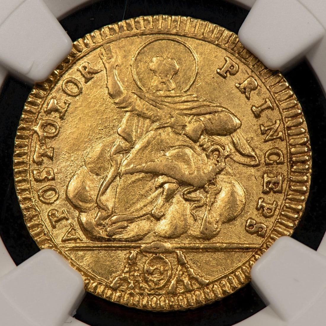 (1804) V ITALY DOPPIA GOLD PAPAL STATES PIUS0: (1804) V Italy Doppia Gold Papal States Pius0 Brand/Mint: None Year: 1804 Fineness: 0.917 Country of Origin: Italy Accessories: None Accessories Notice: When purchasing pre-owned goods, please refe